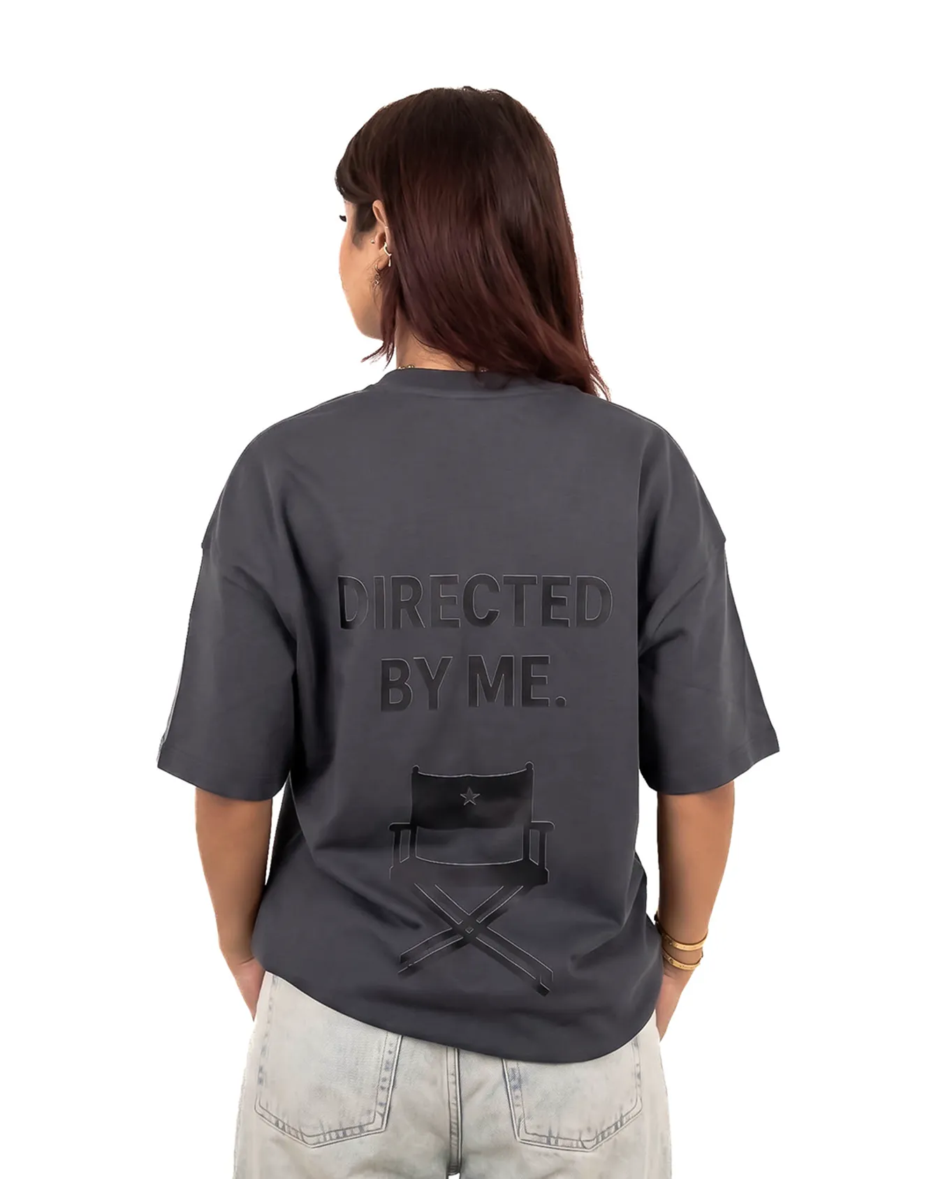 4 Main Character Gray short-sleeve oversized T-shirt - Image 1